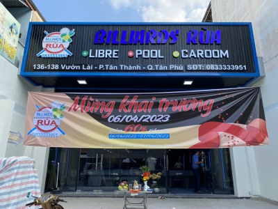 BILLIARDS RÙA - TÂN PHÚ